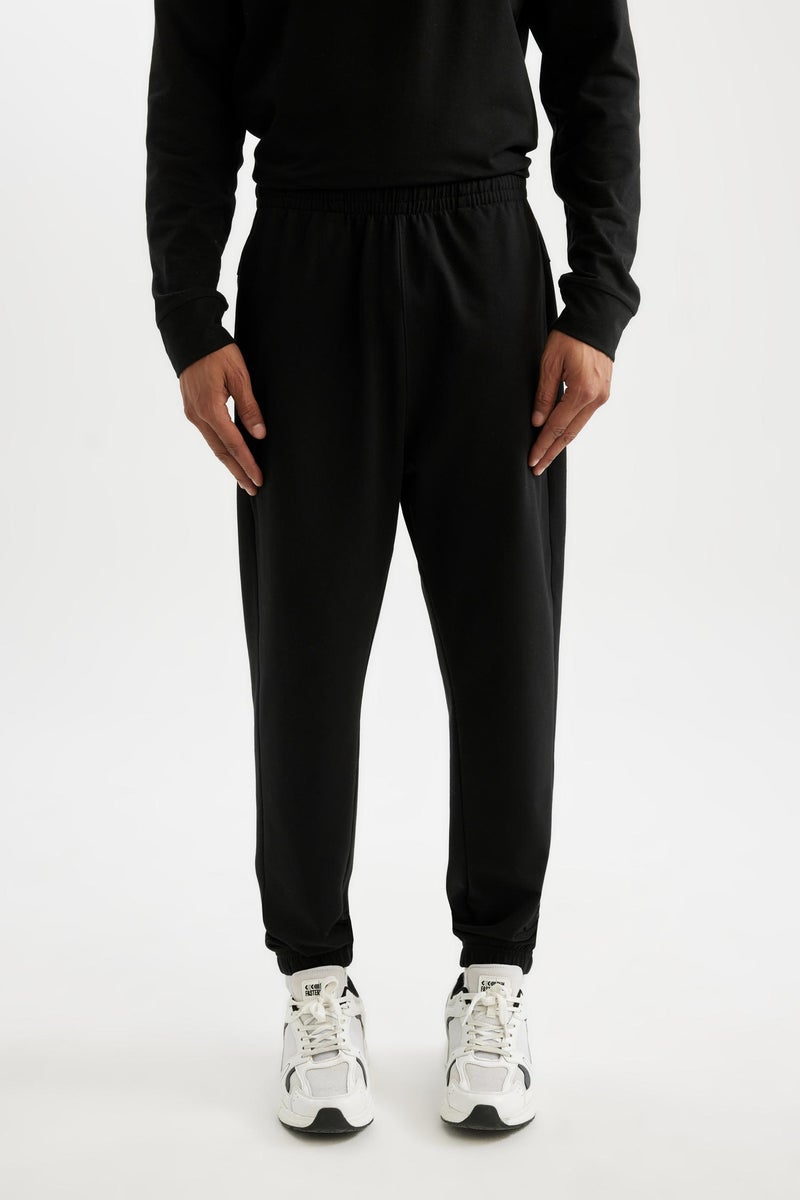 DeFacto Black Man Standard Fit Jogger Sweatpants Casual - Image 4